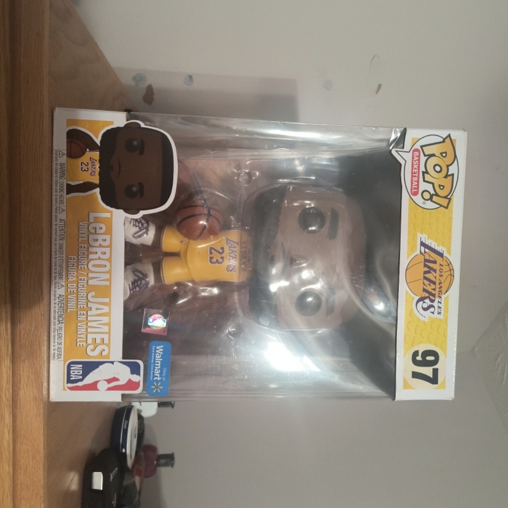 Funko LeBron James Figure in Yellow and Purple